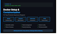 setup docker and containerize your application