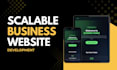 build a scalable business website , full stack development , saas