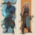 dnd character art and dnd character art