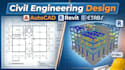 do structural design and analysis using autocad, revit and etabs
