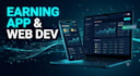 develop a custom earning app and website with admin panel