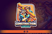 create a professional contractor and construction logo