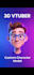 create a stunning 3d cartoon character