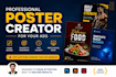 create professional posters for your business ,advertising
