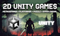 develop 2d platformers , hyper casual games with unity