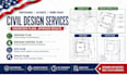 design grading plan, erosion control, site plan and utility plan