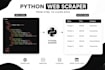 build a custom python web scraper, crawler or data extractor