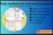 create kids worksheets and learning activity books