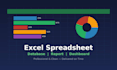 create a professional excel spreadsheet, database, or report