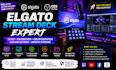 setup elgato stream deck, obs studio and stream automation