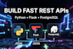 build a rest API with python flask and postgresql