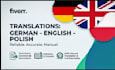 do professional german, english, and polish translation