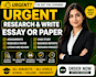 urgently research and write essay or paper