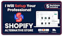 do professional alternative shoopy e commerce store setup