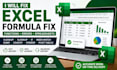 fix excel formulas, functions and spreadsheets