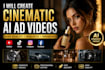 create cinematic ai ad videos