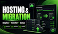 migrate your website and configure hosting domain and SSL