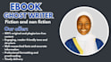 be your ebook writer, ebook ghostwriter, fiction ghostwriter, kdp ghostwriter
