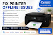 fix printer offline issues install printer drivers and network printers