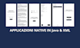 develop a custom android app using java and XML