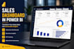 create a professional sales dashboard in power bi