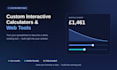 build a custom interactive calculator or web tool for your website