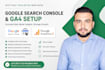 do google search console and ga4 setup