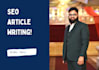 do SEO article writing, blog post writing and content writing