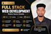 develop a full stack website using PHP laravel