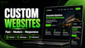 develop a custom coded business website