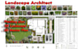 2d landscape planting plan master plan backyard design as landscape architect