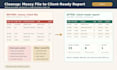 clean up your excel spreadsheet and create a simple dashboard