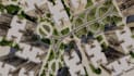 plan and render 3d site plan layout, mixed use building, cgi townhouse exterior