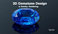 do professional 3d gemstone design and 3d jewelry rendering