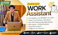 be your work assistant, digital assistant, online assistant