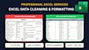 clean excel data, remove duplicates and format spreadsheets