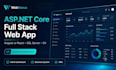build asp dot net core angular business management app