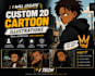 create custom urban inspired 2d cartoon illustrations