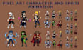 do pixel art spritesheet 2d pixel game art isometric pixel character animation