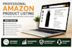 create SEO optimized amazon product listing for seller central