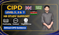 assisst with cipd level 3 level 5 and level 7 HR study support