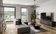 design modern interior with realistic 3d rendering