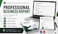 write and format a professional business report