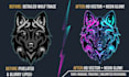 vector tracing, vectorize image, vector logo in neon light