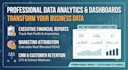 build a professional looker studio dashboard and bigquery sql architecture