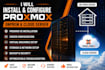 install and configure proxmox onprem and cloud server