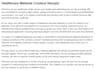 write healthcare website content