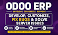 develop, customize and fix odoo erp modules fix odoo bugs, and server issues