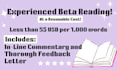 beta read your book
