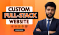 develop a custom full stack website with react and node js